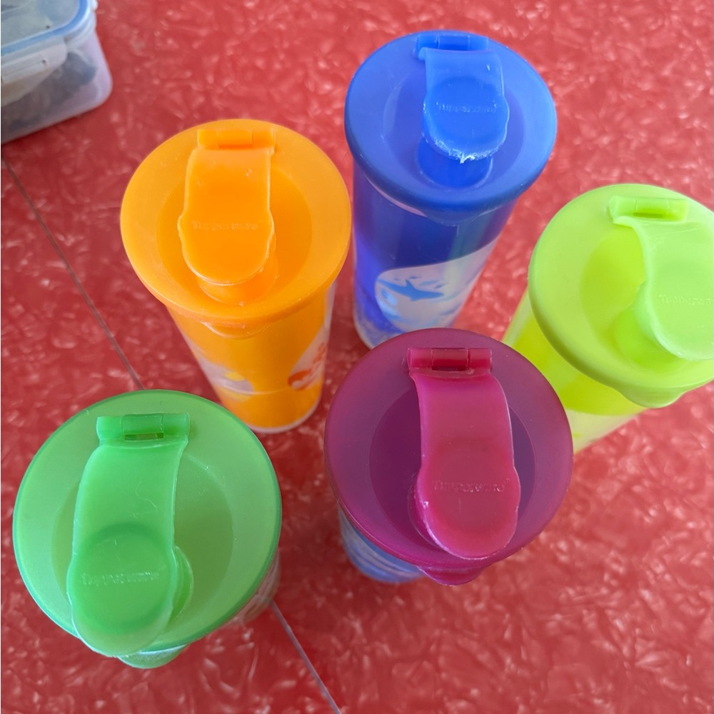 Tupperware Eco-Friendly Animal / Safari / Sealife Print Tumblers with Lids - Picture 6 of 7
